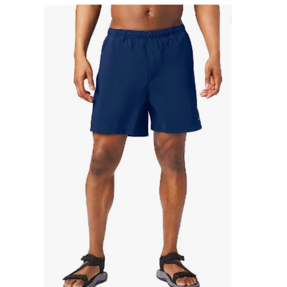 Columbia Men's Dark Blue Backcast Lii Water Shorts Size XXL Style FM4009
